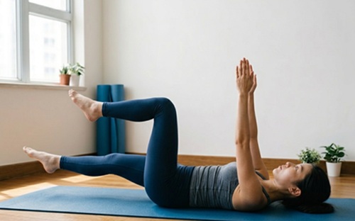 盆骨前傾-死蟲式運動