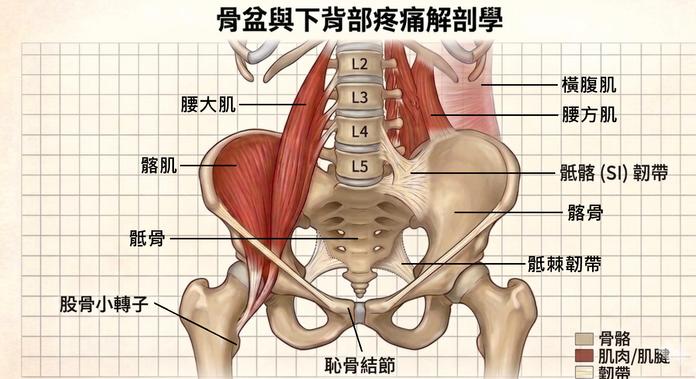 骨盆及下背部疼痛解剖